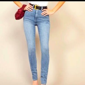 Reformation 2 PAIRS skinny jeans